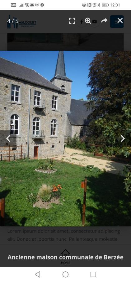 Maison d'hôte Les Notes Endormie Chambre Secrète Berzee Extérieur photo